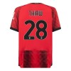 Officiële Voetbalshirt AC Milan Thiaw 28 Thuis 2023-24 - Heren